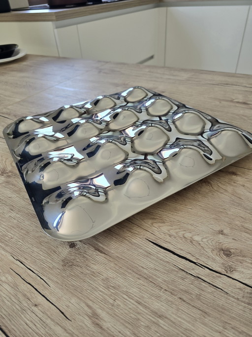 Centro de mesa de colección "Fruitscape" Officina Alessi S. Giovannoni (Raro con número de serie)