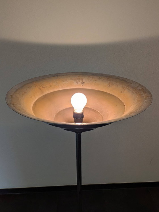 Image 1 of Projecteur Art Déco - Chrome années 1980 - Style Streamline Moderne