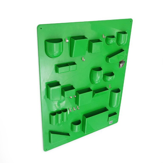 Image 1 of Organiseur mural vert « Utensilo » par Dorothee Becker-Maurer pour Design M, années 1970