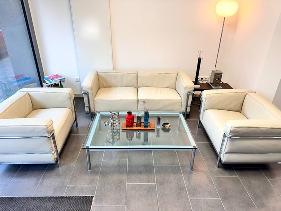 Image 1 of Cassina LC 3 Sofa LC3 Sessel LC10 Tisch