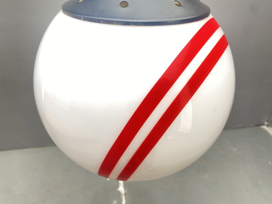 Image 1 of Hanging Pendant Lamp with Round Glass Shade