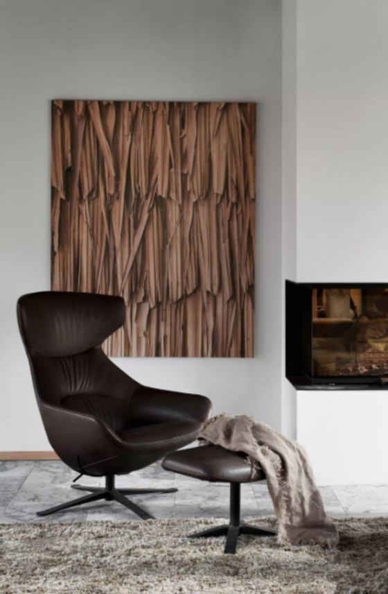 Image 1 of Wit Porto verstelbare fauteuil met draaifunctie