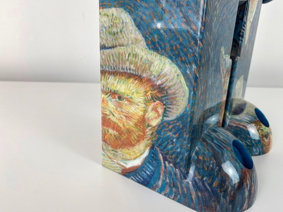 Image 1 of Bearbrick Van Gogh Museum Self-portrait with gray Felt Hat 1000% MEDICOM toys