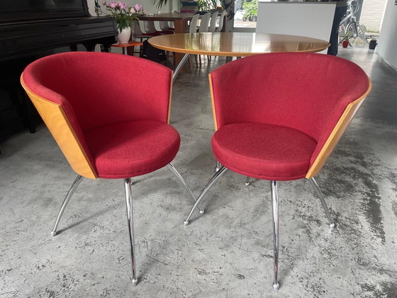 Image 1 of Leolux Giotto 917 mesa de comedor con 4 sillas