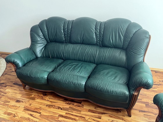 Image 1 of Alberto Nieri Italian leather seating set, 1995 – 4 pieces