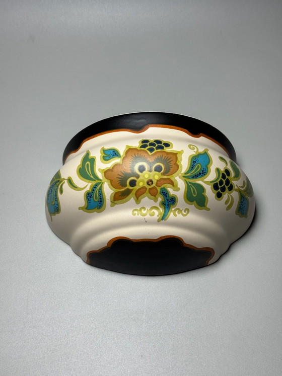 Plateelbakkerij Zuid-Holland - Vaso da parete / Cachepot Art Déco Gouda — Anni '30 – Vasi per piante (photo 8 of 15)