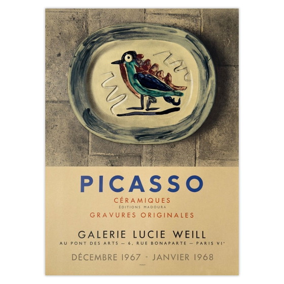 Image 1 of Pablo PICASSO Expo 67 - Galerie Lucie Weill - Au Pont des Arts Poster