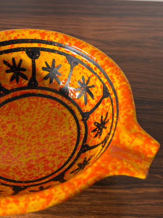 Italian ALDO LONDI for BITOSSI bowl from the 70s, Table accessories, Ceramic, Black (photo 7 of 13)