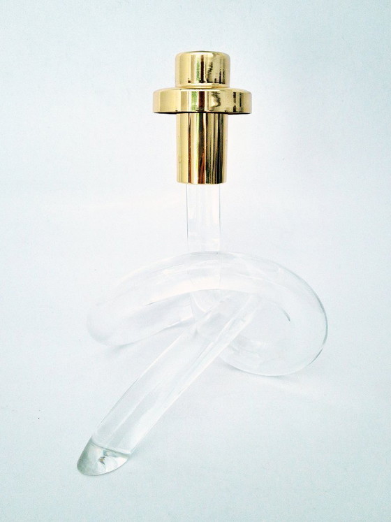 Candlestick Dorothy Thorpe – Elaine Bscheider voor Dorothy C. Thorpe., Candle holders, Brass, Metal, Vintage (photo 5 of 8)