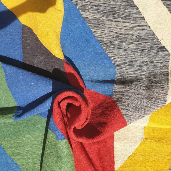 Tappeto Arazzo Sonia Delaunay Olympie 1970 | Lana Tessuta a Mano | 176×247 Cm – Tappeti, Wool (photo 11 of 13)