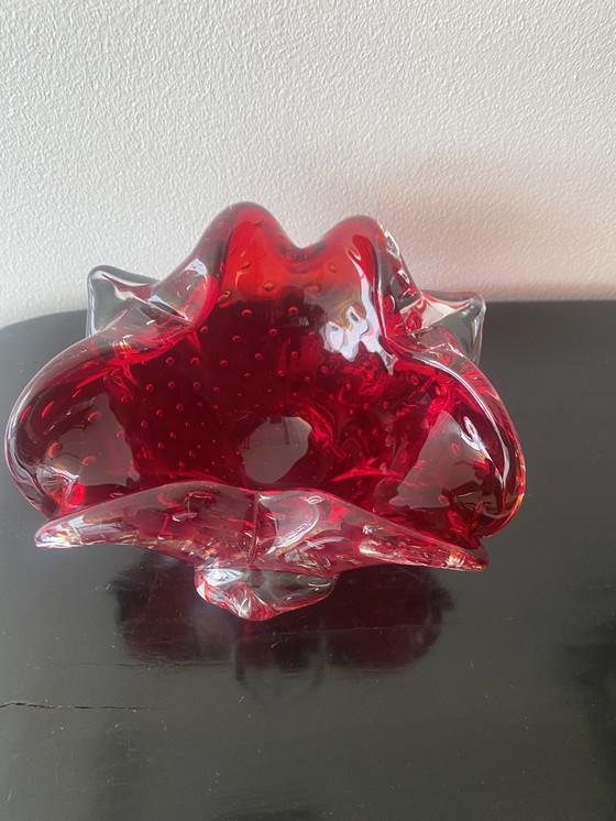 Image 1 of Vintage Murano asbak/snuisterijenbakje van Sommerso