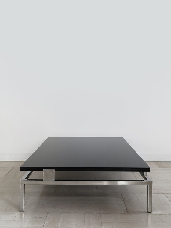 Large Coffee Table by Fontana Arte, Italy, 1970s, Glass, Black (photo 3 of 14)