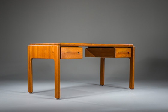 Image 1 of Vintage Danish Cabinetmaker Desk in Teak, 1950s