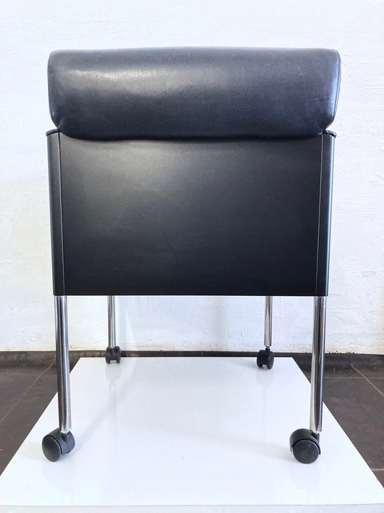 Image 1 of Rosenthal Folio fauteuil op wielen, ontwerp van Cini Boeri, jaren 80.