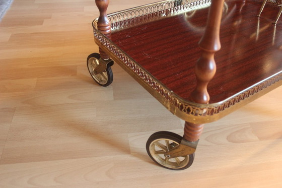 Image 1 of Chariot de bar vintage - Chariot de service