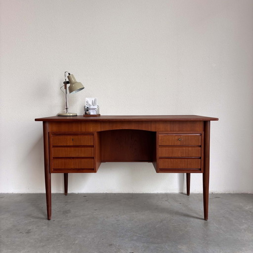 Vintage Danish Desk (2-Sided) Teak