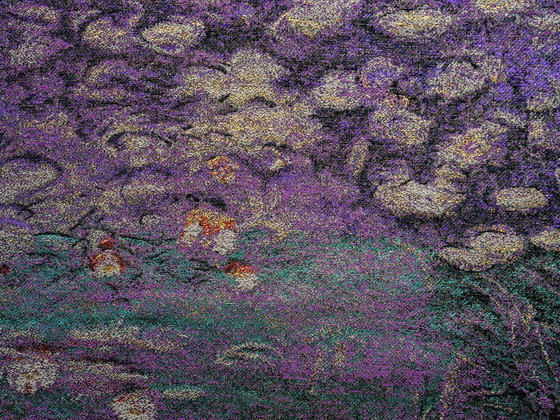 Image 1 of The "Giverny Dream" Scroll | Impressionist Silk Tapestry