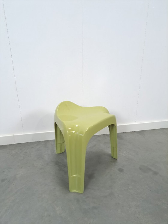 Image 1 of Sgabello Casala in plastica verde, Germania Ovest