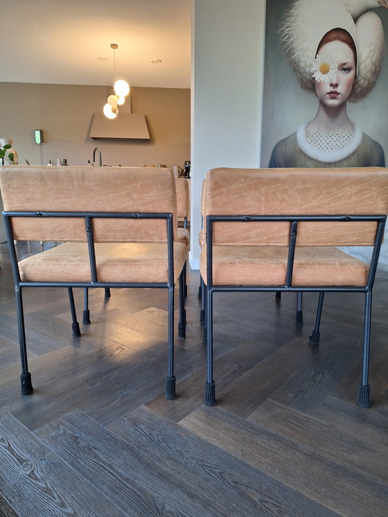 Image 1 of 4x Fest Amsterdam Monday Chair Cognac