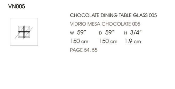 Adriana Hoyos Chocolate Collection Set da pranzo – 8 Persone – Legno (photo 11 of 13)