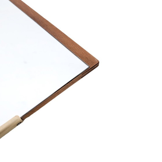 Original Midcentury Mirrors Wall Mirror danish design Teak – Glass, Wood (photo 6 of 6)