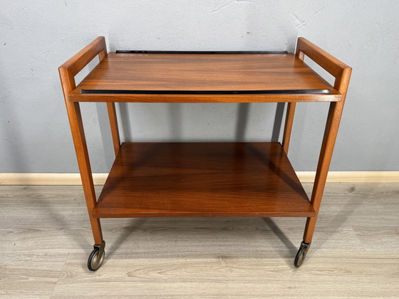 Image 1 of Chariot de service Mid Century Modern | design scandinave | ca. 1960