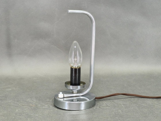 Image 1 of Pair of Art Deco Bedside Lamps, Czechoslovakia, 1930s