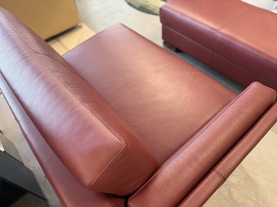 Image 1 of Leolux Bellice Panca Senso Granata Parte finale 110 con poggiapiedi