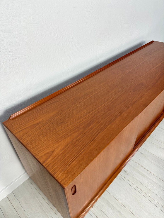 Image 1 of 1960S VINTAGE DANISH MID-CENTURY TEAK SIDEBOARD ‘OS29’ BY ARNE VODDER FOR SIBAST