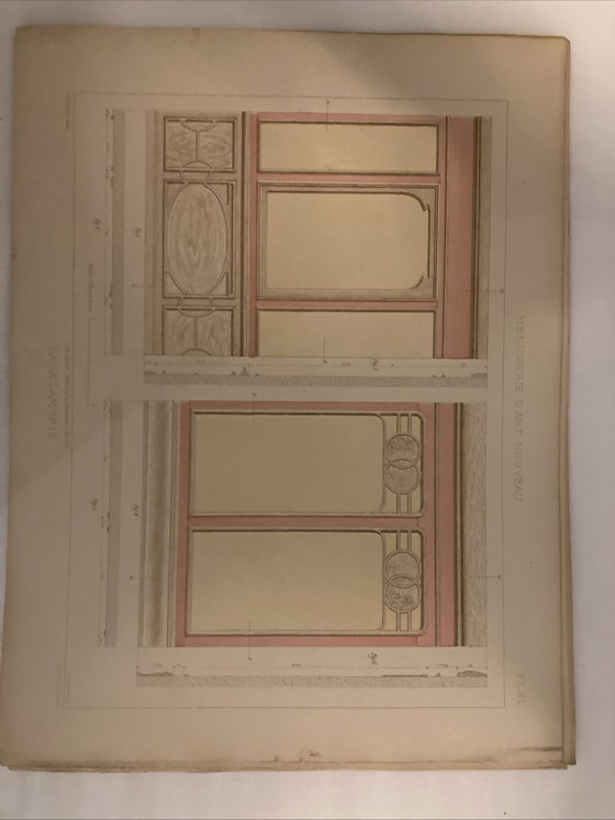 Image 1 of 20 auténticos diseños de carpintería Art Nouveau