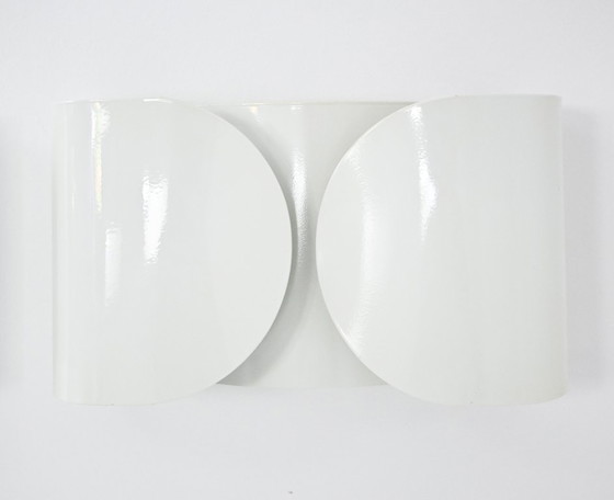 Image 1 of White Foglio Sconces by Tobia & Afra Scarpa for Flos, 1960s, Set of 2