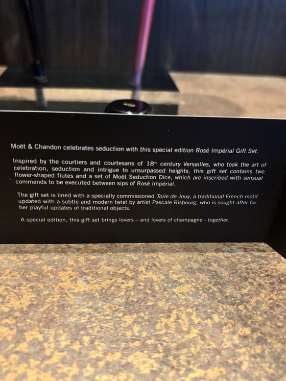 Image 1 of Moët & Chandon Rosé Impérial "The Book of Seduction" gift set excluding bottle! 