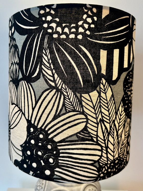 Image 1 of Upcycled table lamp on an MCM vase - wireless, suitable for balconies