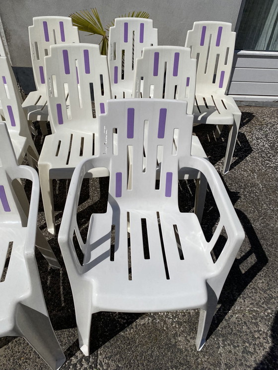 Image 1 of 9 sedie Pierre Paulin Mambo e Samba Henry Massonnet