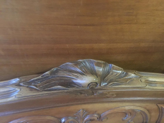 Letto stile Luigi XV in noce intagliato – Materassi e reti (photo 8 of 16)
