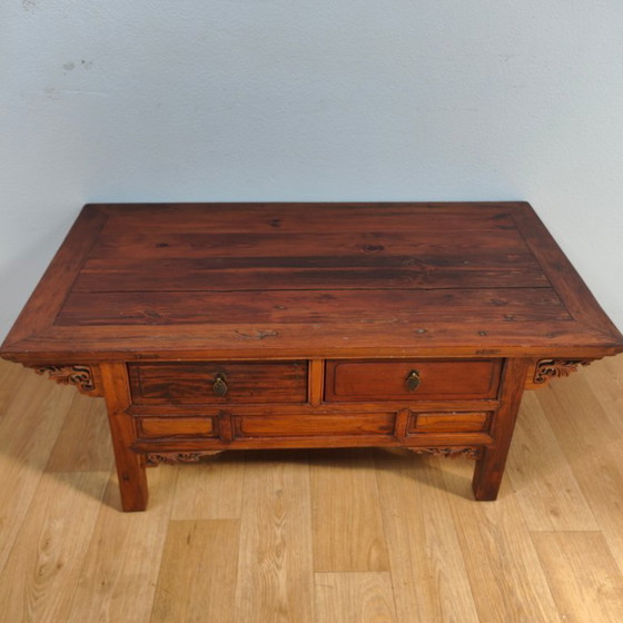 Image 1 of Vintage antieke Aziatische salontafel koffietafel 