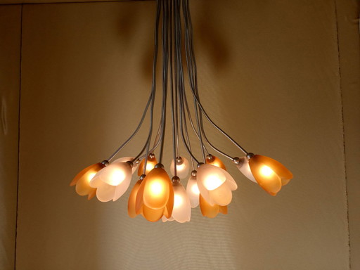 Harco Loor Design-Hängelampe 15 Tulpen