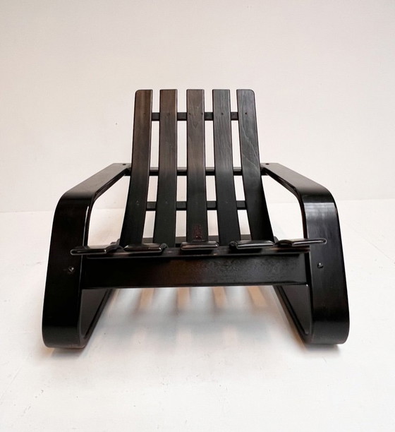 Image 1 of Poltrona rivestita color cognac, anni '60