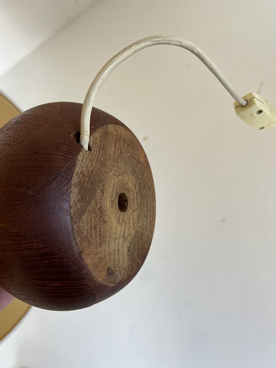 Image 1 of Teak & Paper Table Lamp '60