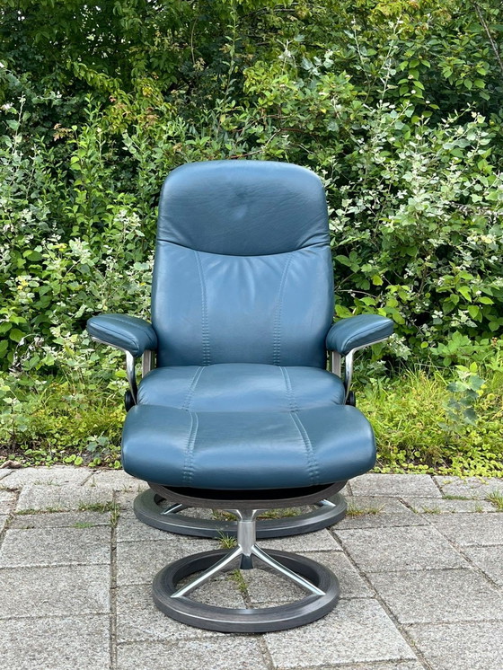 Image 1 of Fauteuil inclinable Stressless avec repose-pieds