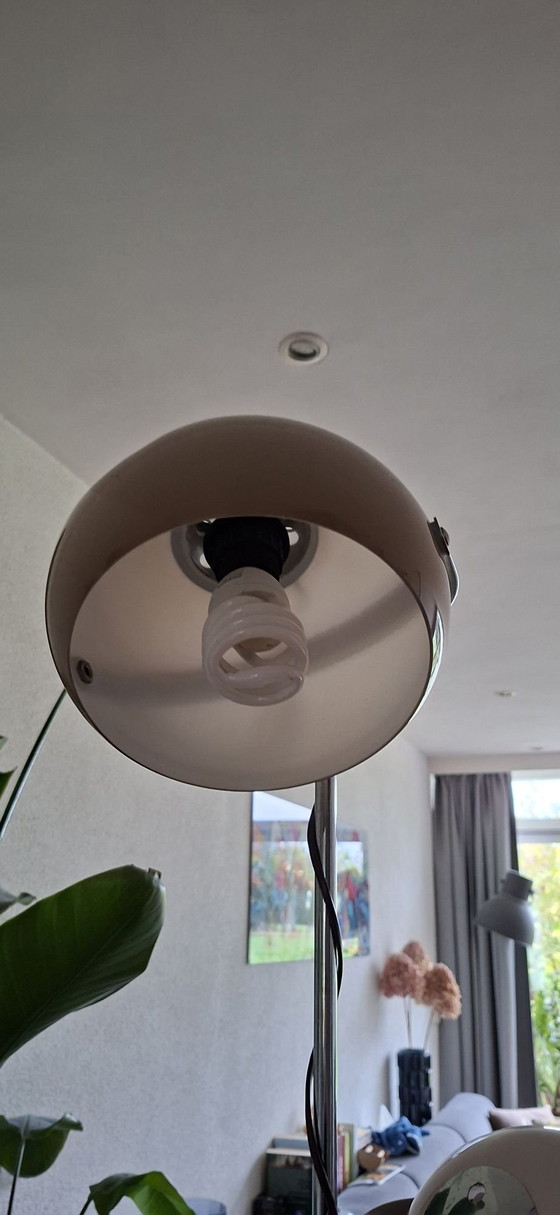 Lampada da terra Vintage Dijkstra | Space Age 'Mushroom' | Anni '70, Lampade da terra, Metallo, Plastica (foto 4 di 14)
