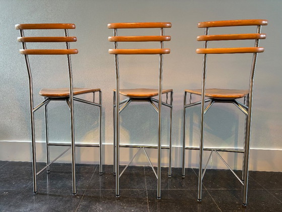 Image 1 of 4 X Christian Erker per la collezione Zumsteg Svizzera Sedie da bar