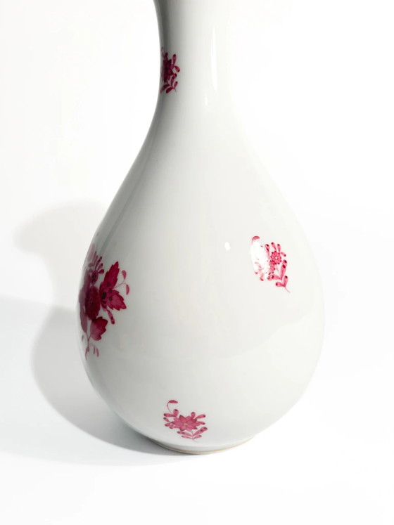 Vaso in Porcellana Herend Apponyi Rosa degli anni '50 – Vasi (photo 8 of 8)
