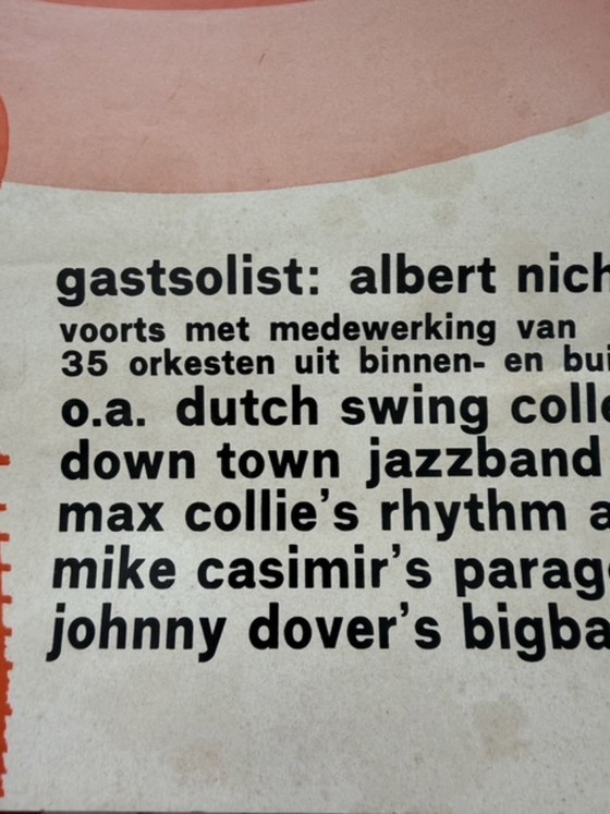 Image 1 of Oude Stijl Jazz Festival Breda, affiche vintage, imprimée aux Pays-Bas