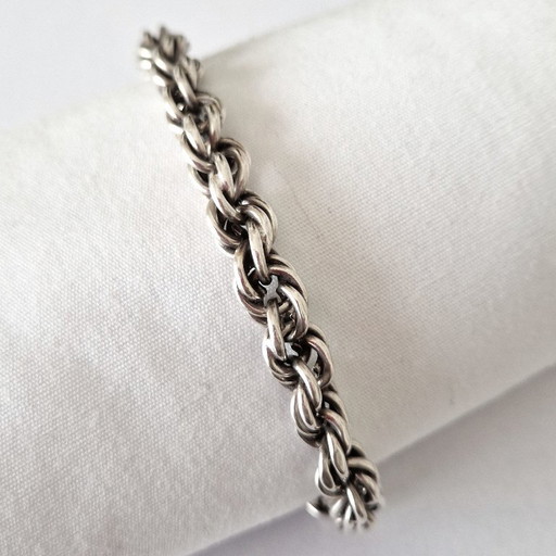 Schwedisches Silber-Gliederarmband - 70er