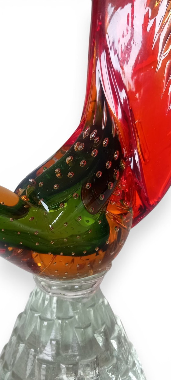 Image 1 of Murano glass bird / pheasant – bullicante – Italy – ca. 1960–1970 – 40 cm