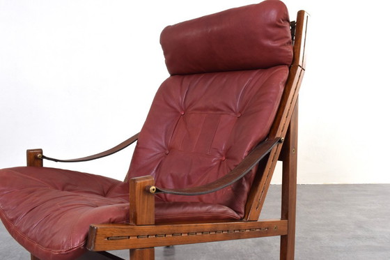 Image 1 of Fauteuil lounge Hunter du milieu du siècle par Torbjørn Afdal pour Bruksbo, années 1960.