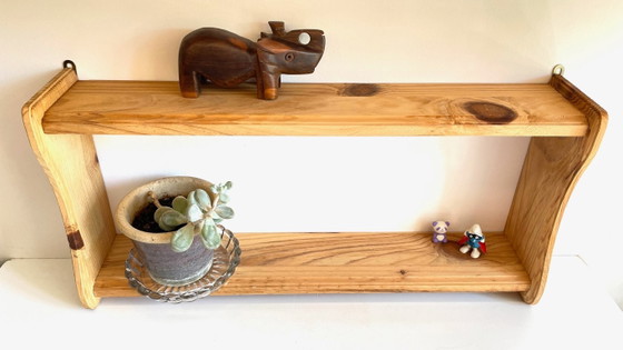 Vintage Raw Wood Shelf – Shelving unit (photo 14 of 20)
