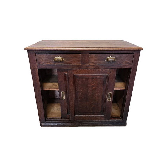 Buffet français ancien à portes coulissantes, seconde moitié du XIXe siècle – Buffet bas, Wood (photo 4 of 9)