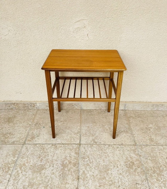 Image 1 of Skandinavischer Beistelltisch aus Teakholz, 1960